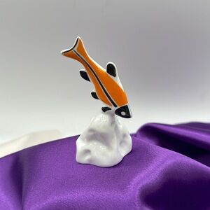 Hollohaza Hungary Porcelain Fish.